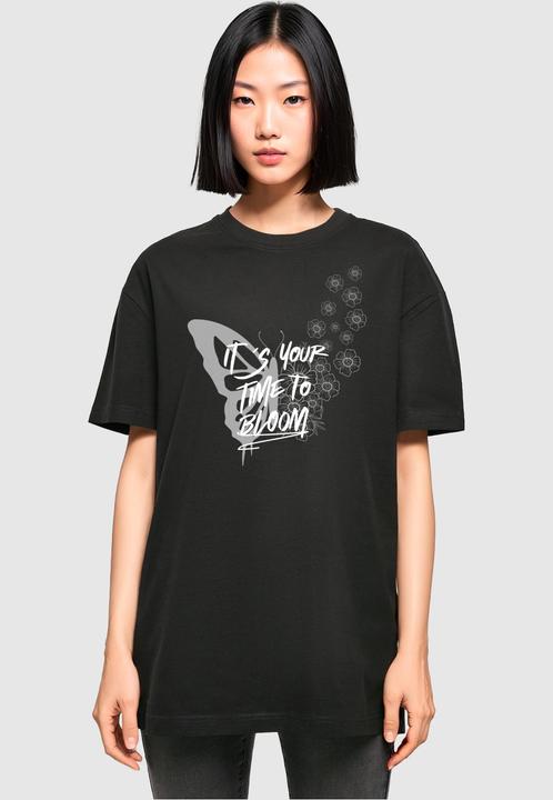 Produktbild Merchcode Ladies It's Your Time To Bloom Oversized Boyfriend Tee - 118375 (4XL)