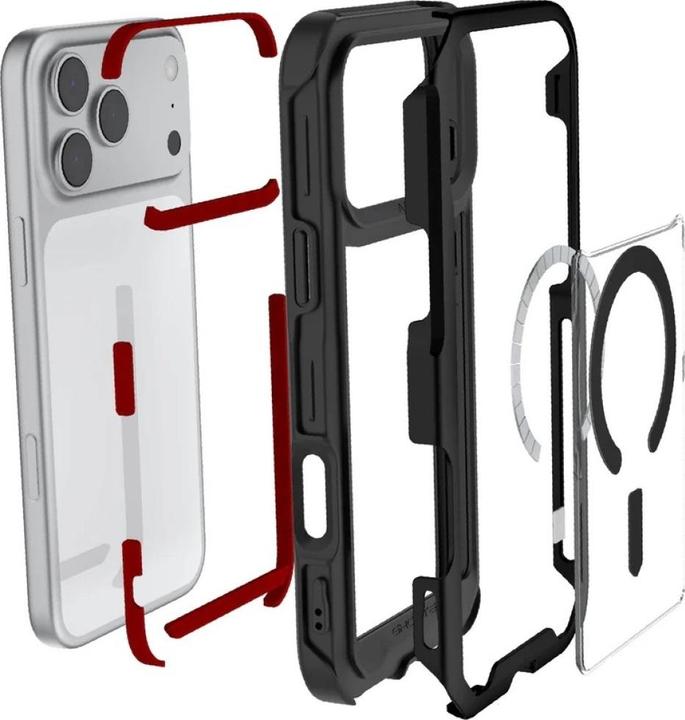 Produktbild Ghostek Etui Atomic Slim MagSafe do iPhone 17 Pro Max czarny (Apple iPhone 17 Pro Max)