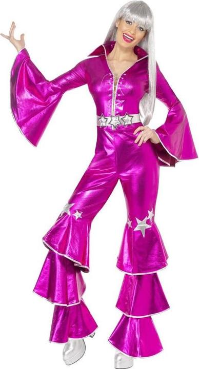 Smiffys 70s Dancing Dream Jumpsuit Kostüm (S)