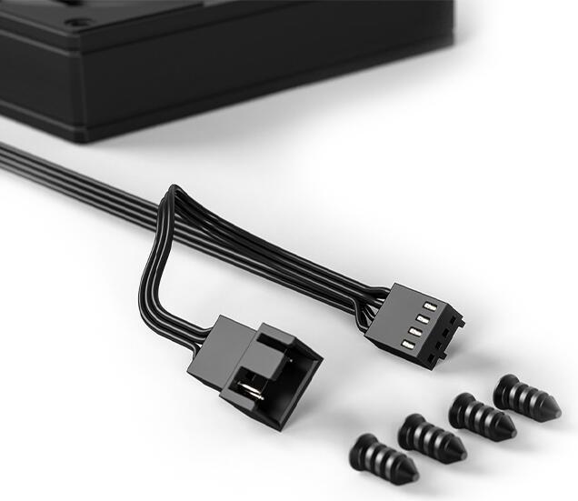 Actual product image ID-Cooling Fan AF-125 120mm Black (120 mm, 1x)