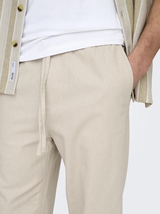 Produktbild Only & Sons Onssinus Loose 0007 Cot Lin Pant Noos (XS)