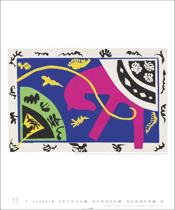 Actual product image Henri Matisse Edition Kalender 2026 (46 x 55 cm)