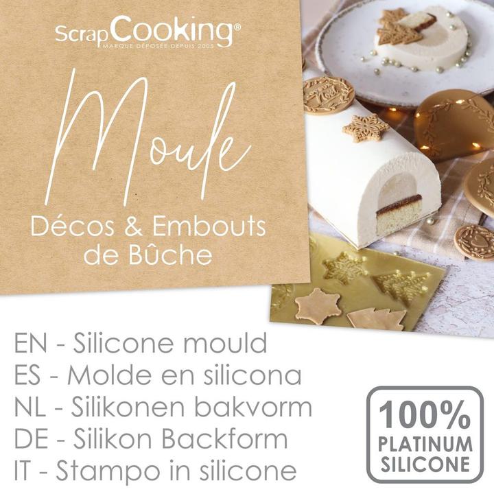 Produktbild ScrapCooking Silikonform Bûche de Noël Dekoration