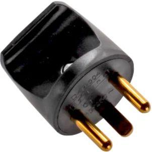 MicroConnect, Netzstecker + Netzkupplung, EDB Plug, Black