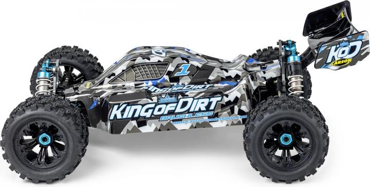 Actual product image Carson RC Sport King of Dirt Buggy 4S Brushless 1:8 RC Model Car Electric Buggy All Wheel Drive (4WD) (RTR Ready-to-Run)