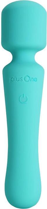 Actual product image Plus One Massage Wand Personal Massager Rechargeable and Waterproof Teal
