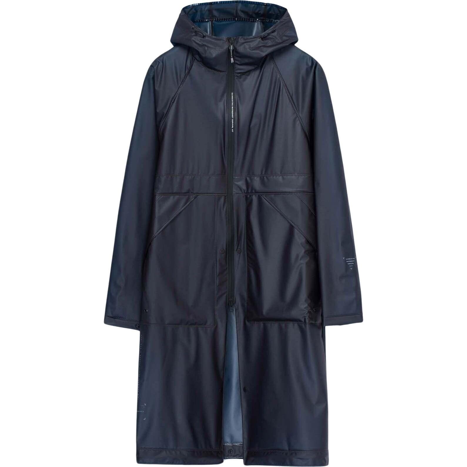 Krakatau, Unisex, Jacke, regenjacke tranformabe verchweisst tethy (S), Blau, S