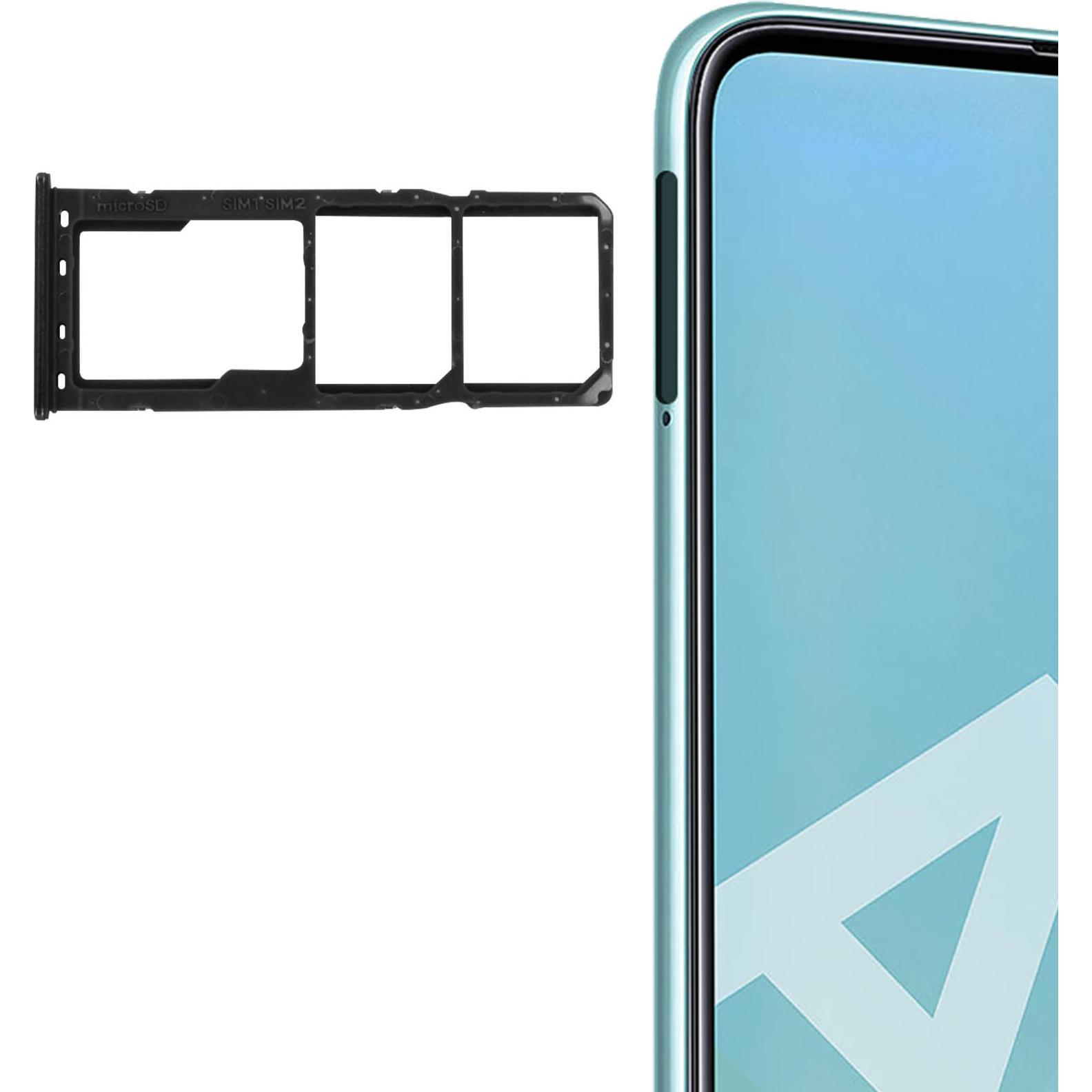 Thumbnail - Clappio Ersatz Sim-Halter Samsung Galaxy A51 (SIM-Halterung, Galaxy A51), Mobilgerät Ersatzteile, Schwarz