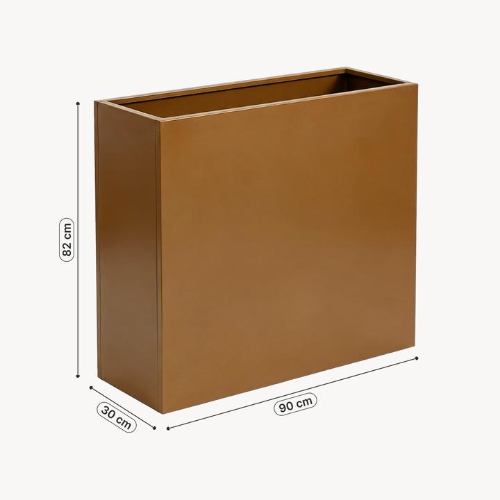 Produktbild Casa.Pro Pflanzkübel Vaargel 82x90x30 cm verzinkter Stahl Braun