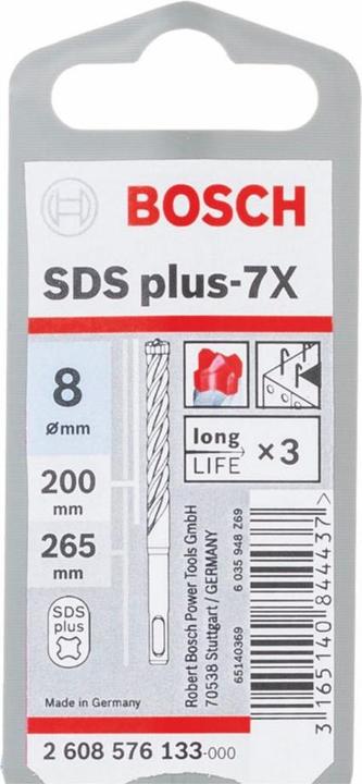 Produktbild Bosch Professional Zubehör Hammerbohrer SDS-plus-7X (8 mm)