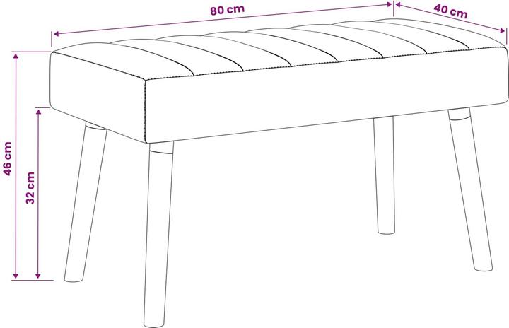 Produktbild vidaXL Moderne Sitzgelegenheiten (40 cm)