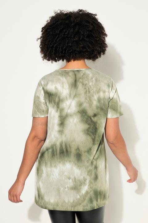 Immagine prodotto Angel of Style T-Shirt, längere A-Linie, Batik-Muster, Rundhals, Halbarm (42)