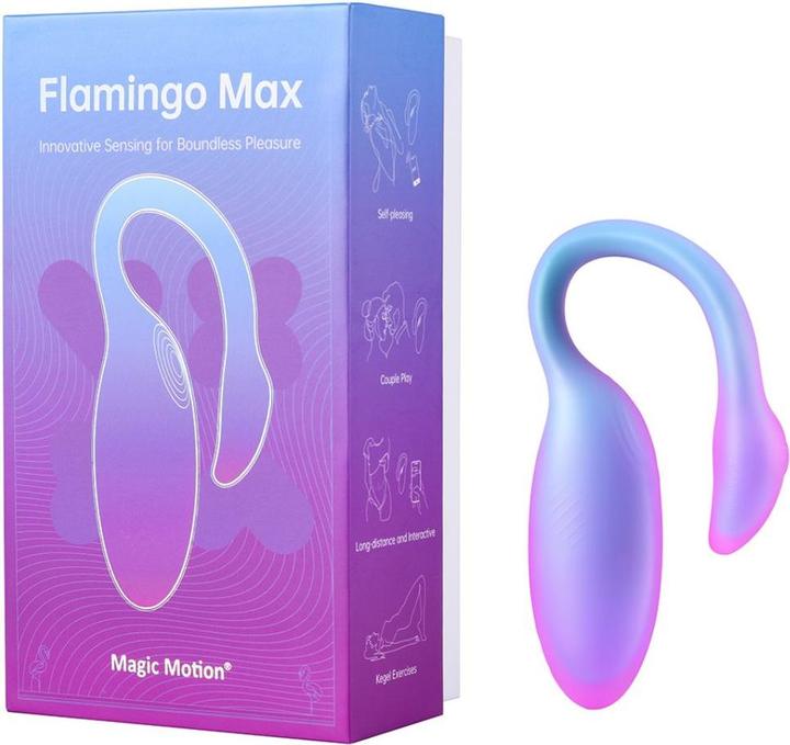 Actual product image Magic Motion - Magic Flamingo Max Vibrating Egg - Blue