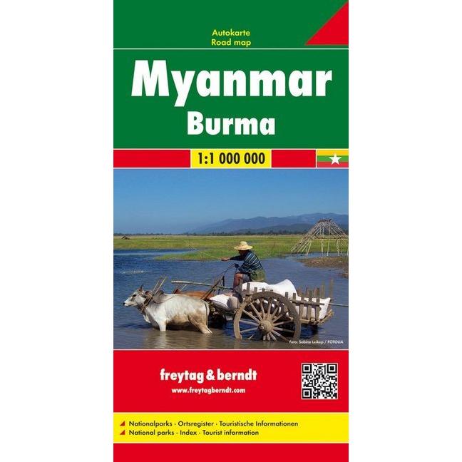 Myanmar-Burma 1000000, Landkarte