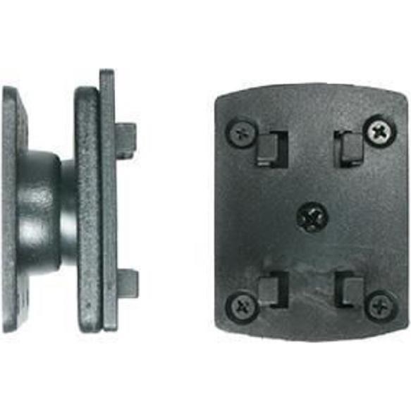 Brodit Montageplatte mit Richter Adapter, Smartphone Halterung, Schwarz