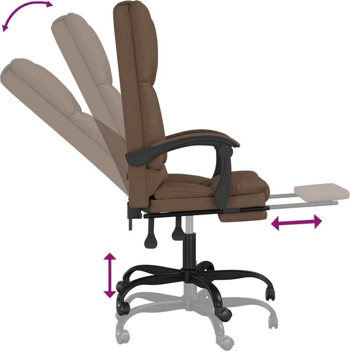 Immagine prodotto vidaXL Massage-Bürostuhl (46.50 - 56 cm)