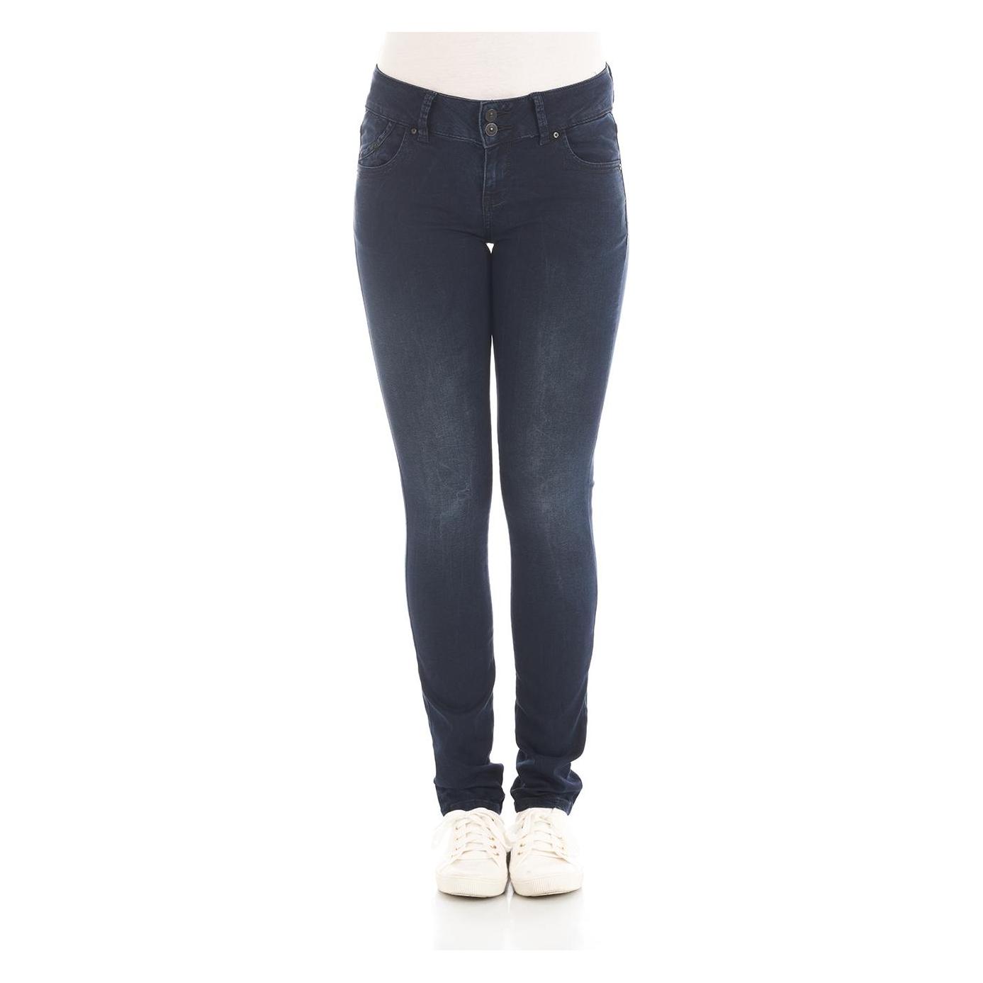 Ltb Jeans, Vrouwen, Jeans, Molly M Dames Slim Fit Jean - Donkerblauw - Sueta Wash, Blauw, (30, 32)