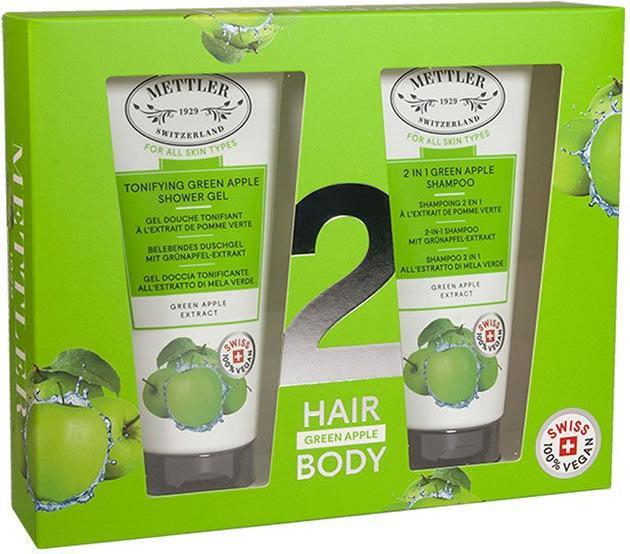 Image du produit Mettler1929 coffret pour cheveux & corps pomme verte (Set soin du corps)