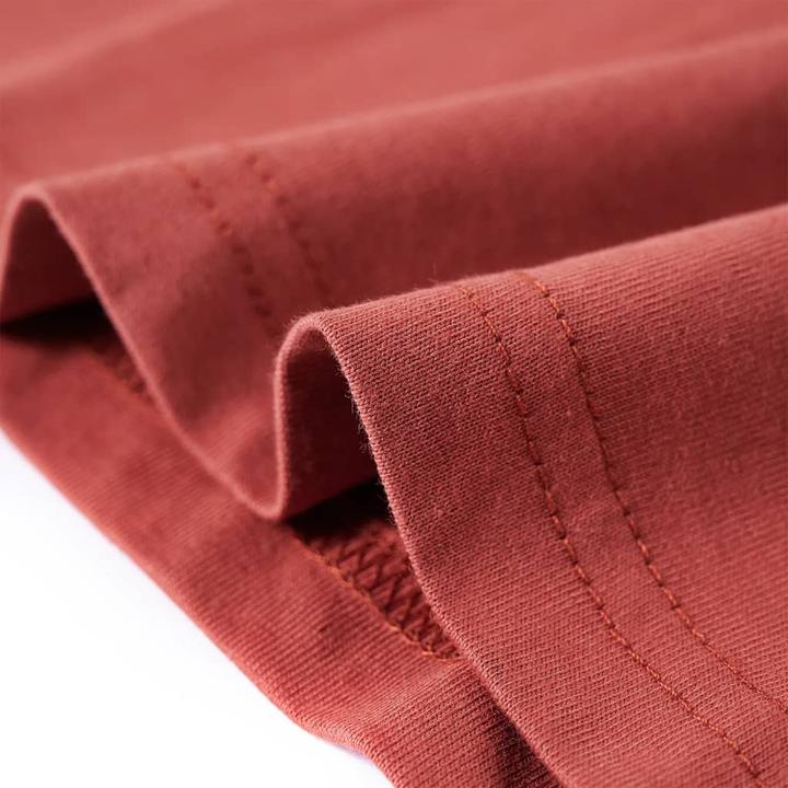 Immagine prodotto vidaXL Camicia a maniche lunghe per bambini Henna 104,Materiale: 100 (104)