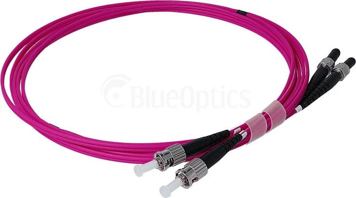Immagine prodotto BlueOptics Cavo patch duplex in fibra ottica ST-FSMA Multimode OM4 7,5 metri (S/UTP, CAT8.2, 7.50 m)