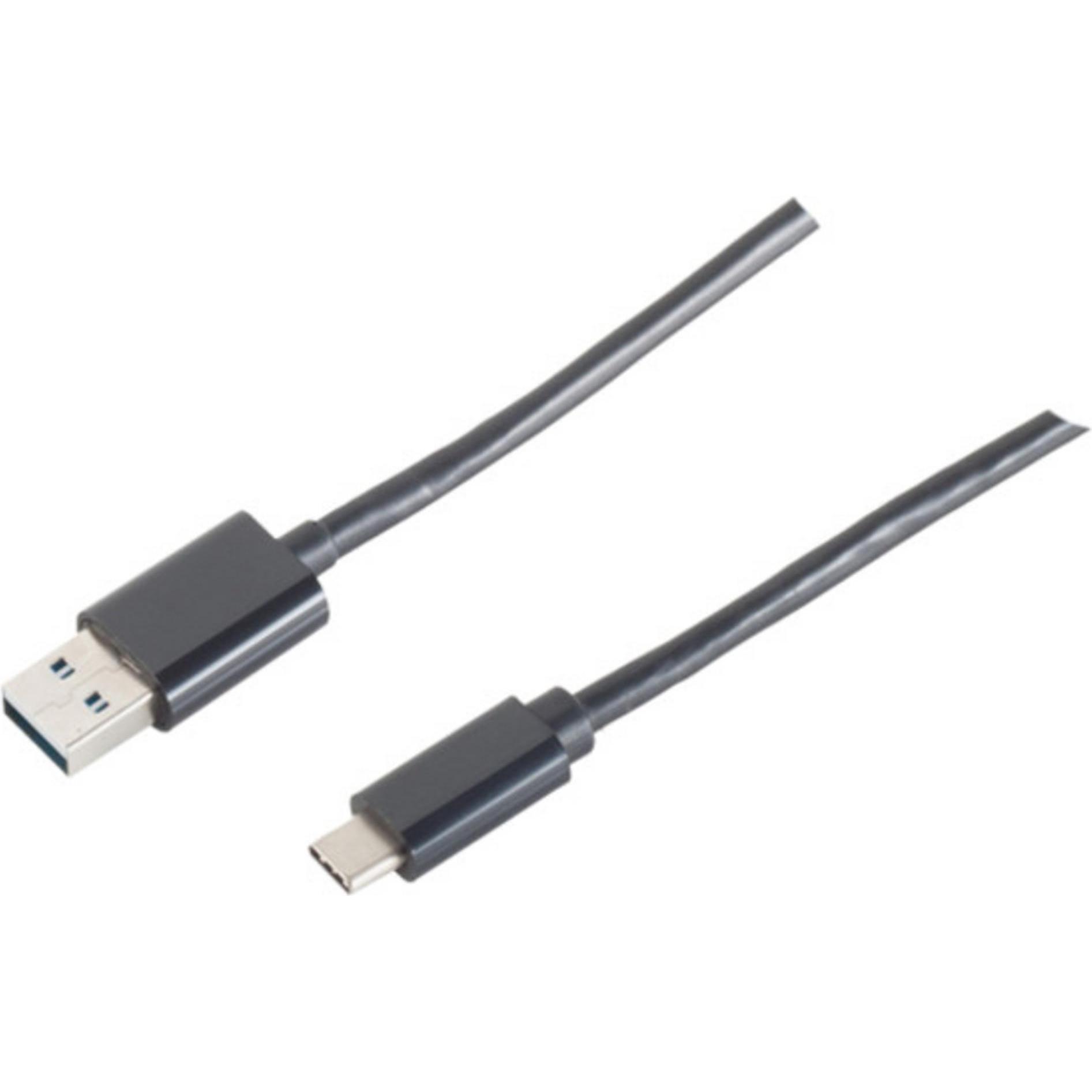 Shiverpeaks 14-10005 1m USB A USB C Männlich Männlich Schwarz USB Kabel (1 m, USB 2.0), USB Kabel