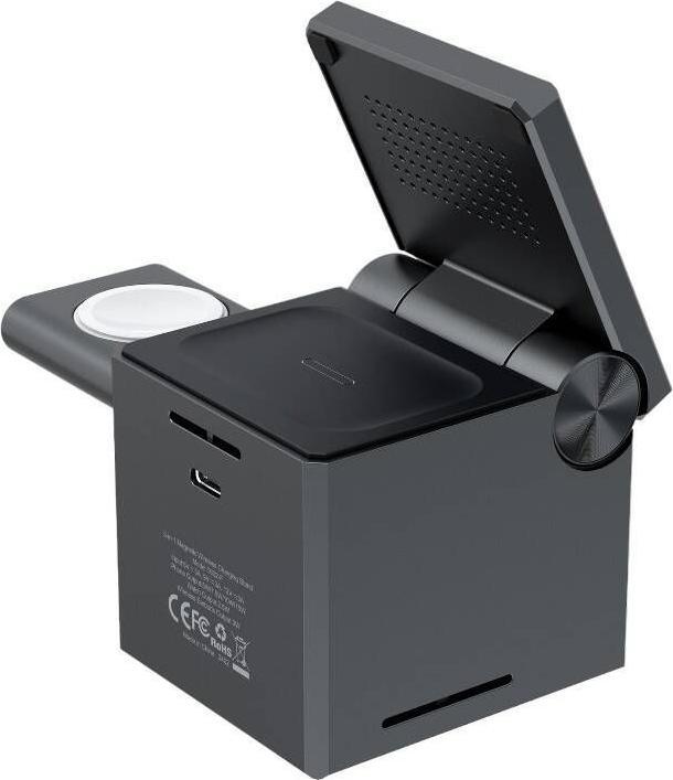 Immagine prodotto Choetech T632-F Caricabatterie induttivo 3-in-1 da 15W (nero) (15 W)