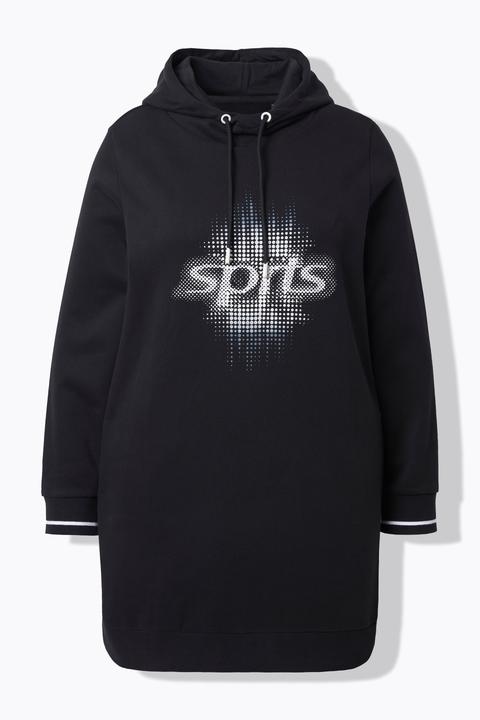 Produktbild Ulla Popken Long-Hoodie, Oversized, Kapuze, Langarm (58)