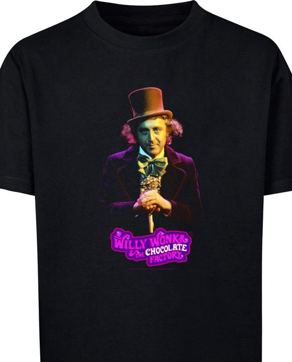 Produktbild Absolute Cult Kids Willy Wonka And The Chocolate Factory - Dark Pose Basic T-Shirt - 135947 (134, 140)