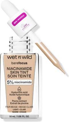 Immagine prodotto Wet n Wild Bare Focus Niacinamide Skin Tint - Fondotinta leggero idratante. 32 ml Luce (Light)