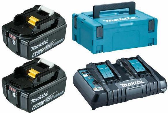 Produktbild Makita Energy Kit 198077-8 2x BL1860B + DC18RD (18 V)