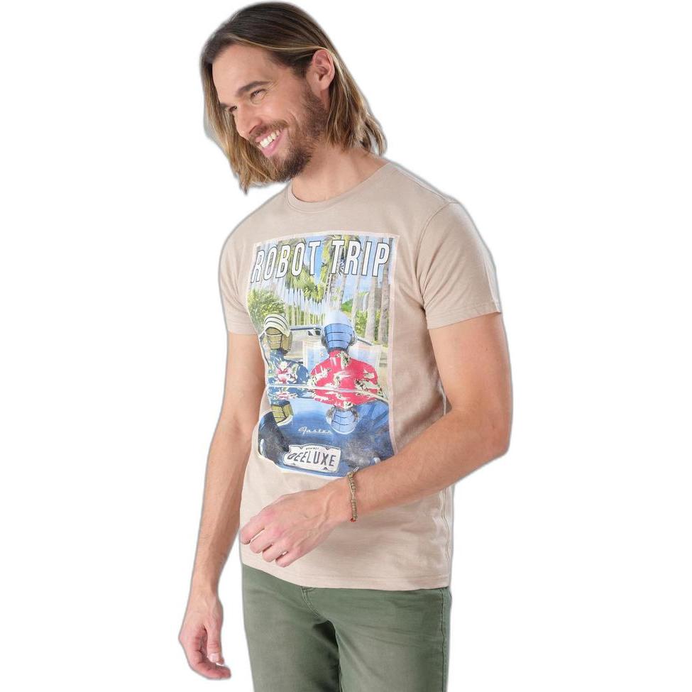 Thumbnail - Deeluxe, Herren, Shirt, t-shirt deeuxe, Beige, (L)