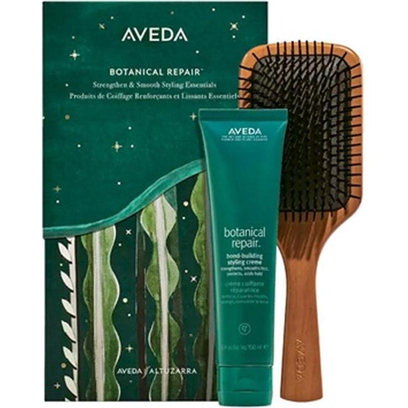 NoName, Set regalo bellezza, AVEDA SET Botanical Repair Bond Building krem do stylizacji włosów 150ml + szczotka do włosów (Set per la cura dei capell