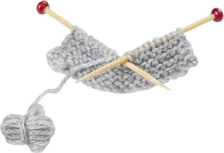 Image du produit Hobby Fun Mini-Ustensiles Tricot Gris