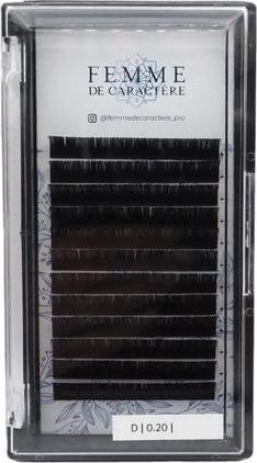 Actual product image Femme De Caractère Femme De Caractere Classic Eyelash Extensions 13mm 0.20-D (Artificial eyelashes)