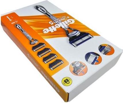 Gillette Fusion5 Sport Razor With 4 Cartridges