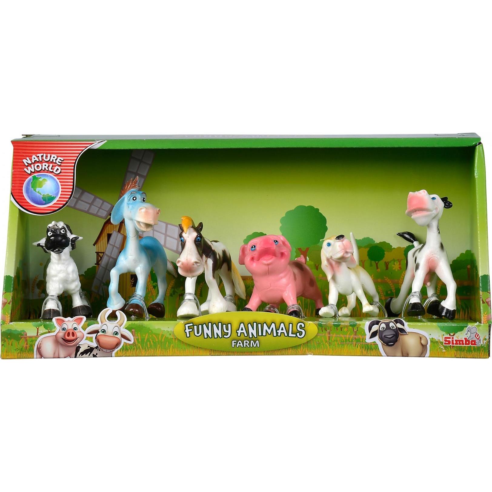Simba Grappige Dieren - Boerderij, 6dlg.