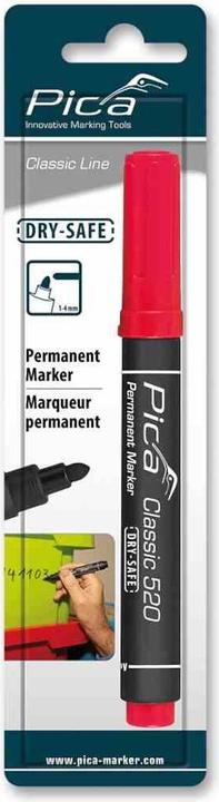 Actual product image Pica Marker (Red / Red, 4 mm, 10 x)