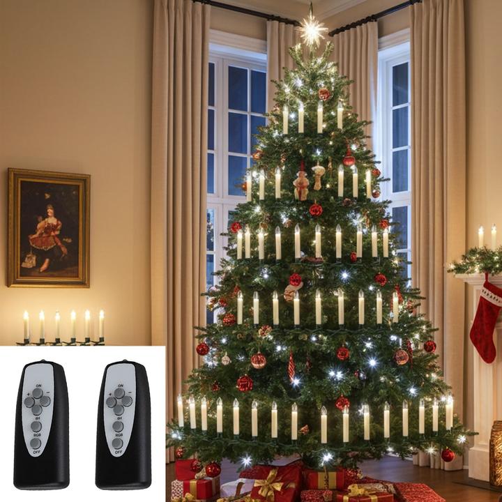 Guirlande Connectée Pour Sapin De Noël - LUNARTEC - 6 Fils - 180 LED - Maison