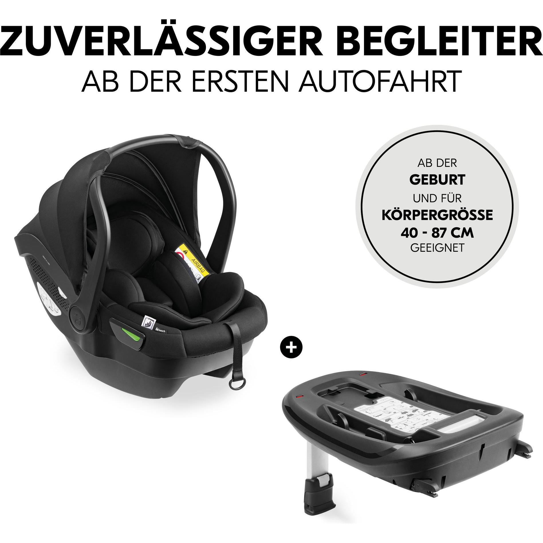 Thumbnail - Hauck, Kindersitz, Drive N Care Set (Reboarder, ECE R129/i-Size Norm)