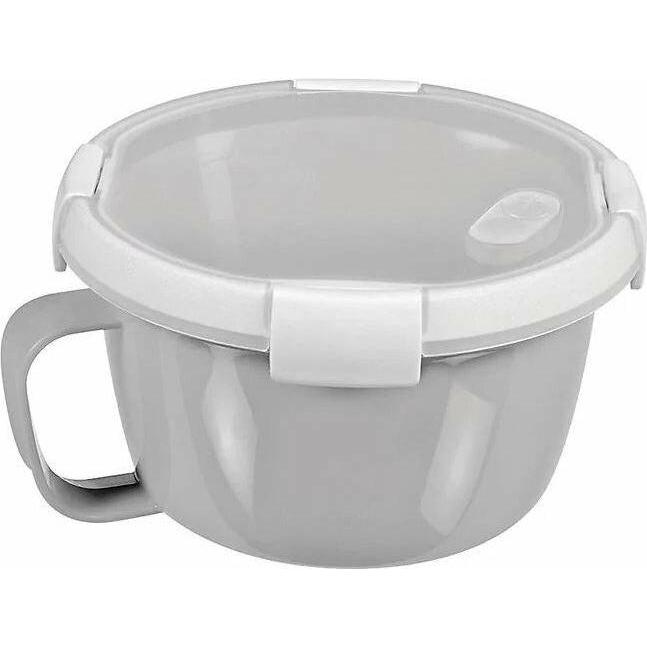 Curver Round Food Container Nudeln 0,9L/ Mix Mix/ Jastopioszary/ Bücher, Zubehör Küchengeräte, Grau