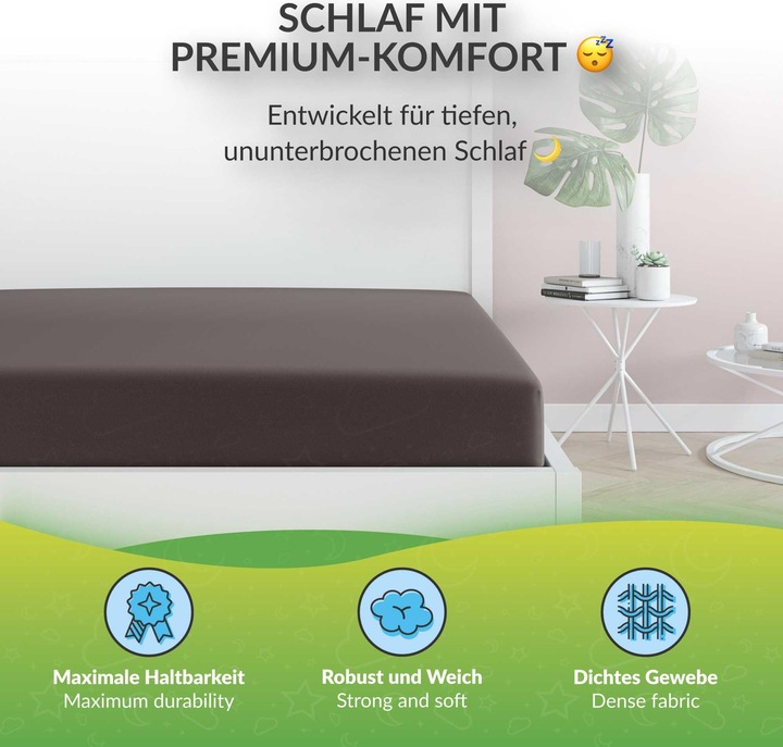 Image du produit Etérea Drap-housse en jersey microfibre (60 x 120 cm, 70 x 140 cm)