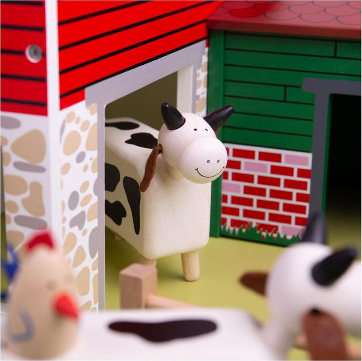 Image du produit Bigjigs Tidlo La ferme en bois d'Oldfield