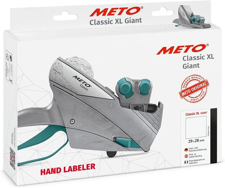 Immagine prodotto METO 30007690 - Etichettatrice prezzi a 2 righe Classic XL Giant 1829