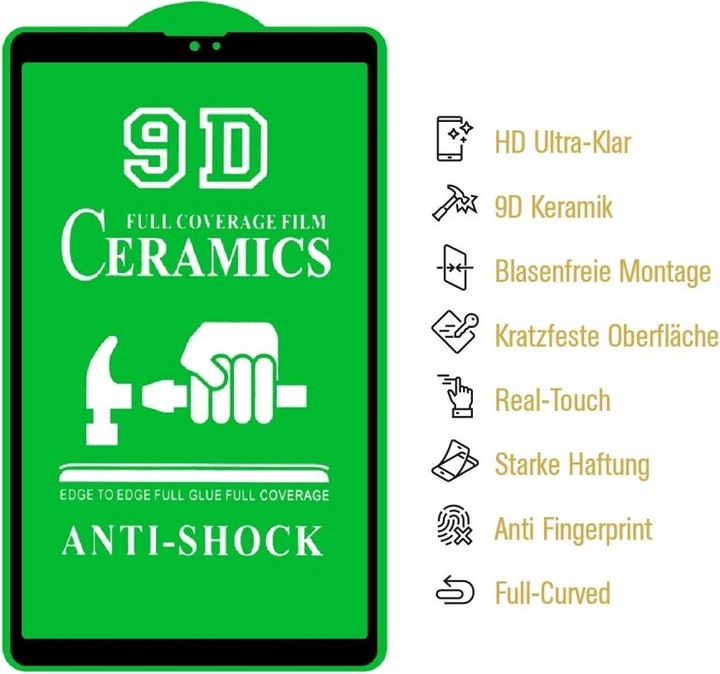 Produktbild Protectorking 6x Ceramic-Glass Full Cover HD Klar (6 Stück, Galaxy Tab A7 Lite)
