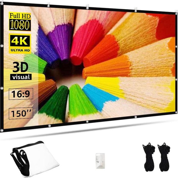 Image du produit Towond Écran de projection (150", 16:9)