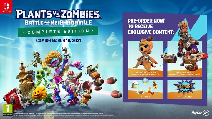 Produktbild EA Games Plants vs. Zombies: Battle for Neighborville - Complete Edition (Switch, EN)