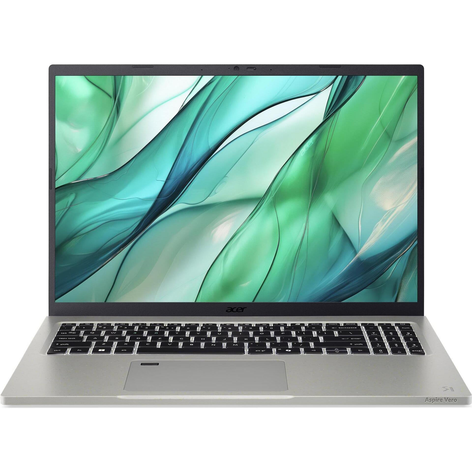 Acer Aspire Vero 16 (16", Intel Core Ultra 7 155U, 16 GB, 1000 GB, DE), Notebook, Grau