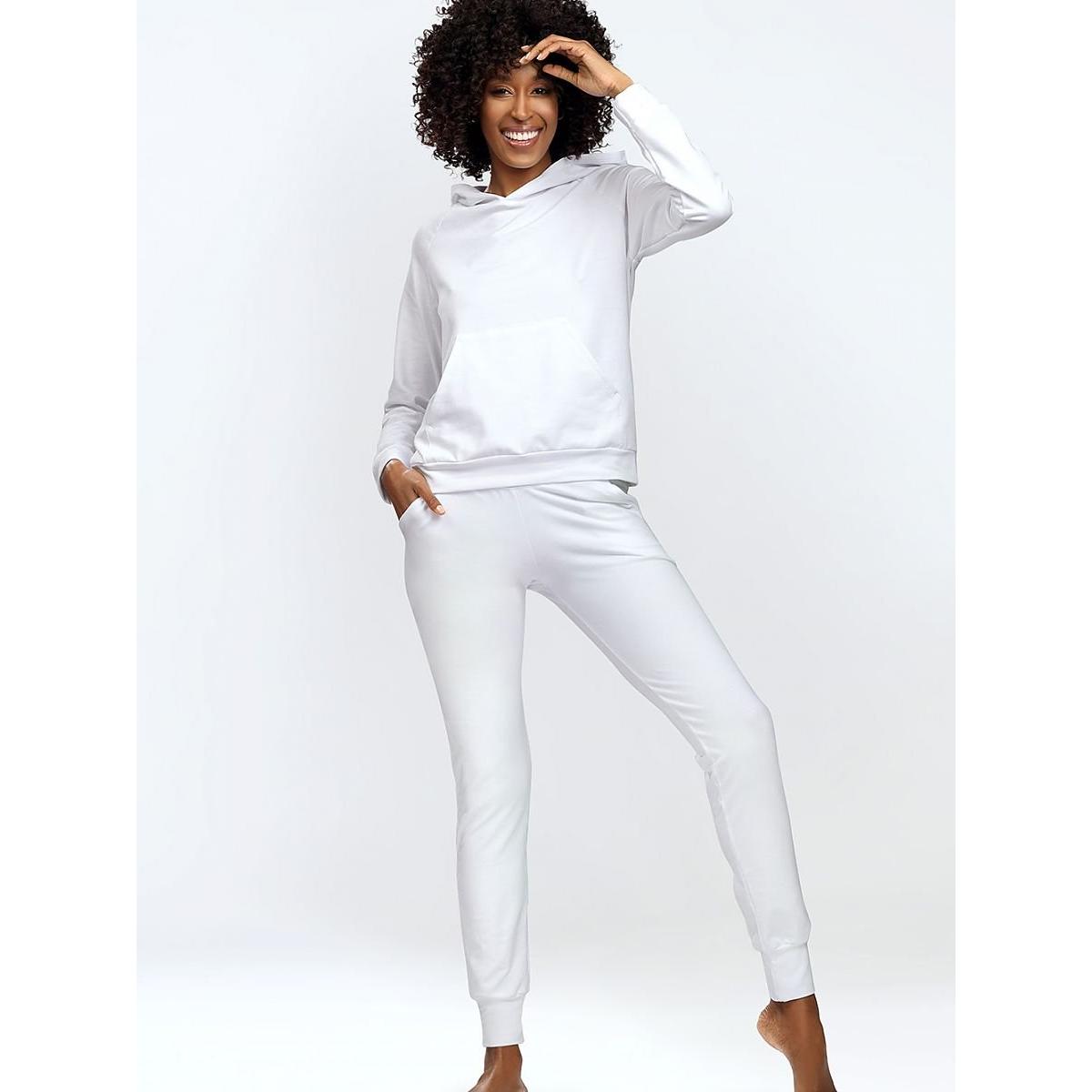 DKaren, Damen, Pullover, Set, Weiss, (S)
