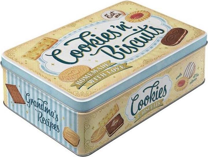 Actual product image Nostalgic-Art Merchandising Storage tin Cookies 'n' Biscuits 3 l, multicoloured (3 l)