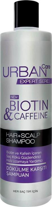Actual product image Urban Care Biotin & Caffeine Hair Scalp Shampoo, 350ml (350 ml, Liquid shampoo)